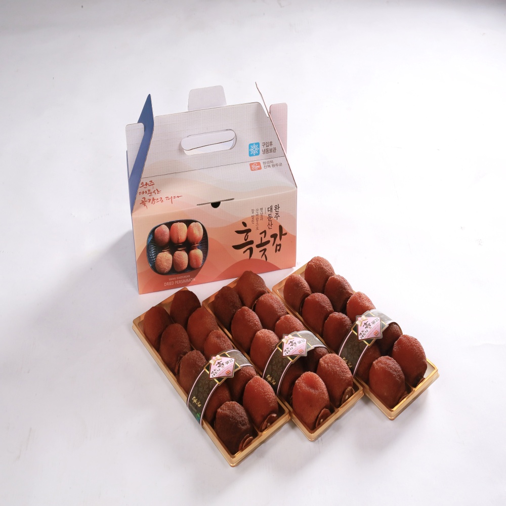 완주 대둔산 운주 흑곶감 소포장 {36/48과}반건시 건시 선물세트 48,000원