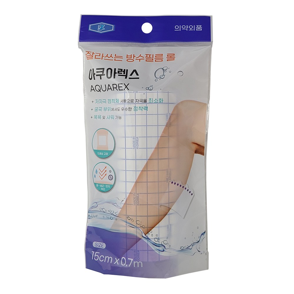 잘라쓰는 방수필름 롤 아쿠아렉스 4개 (15cm X 70cm) 드레싱 밴드, 4개 11,020원