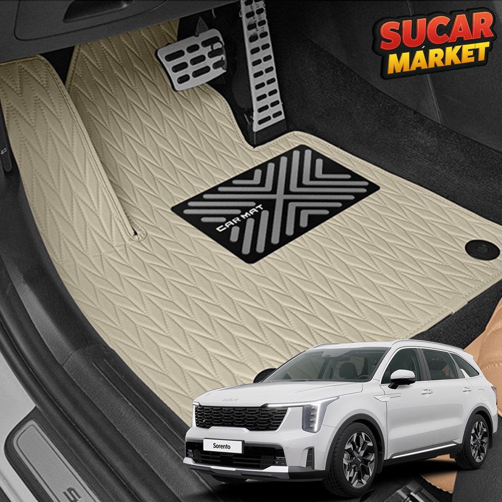 더블유엠 2025 더뉴 쏘렌토 리노 가죽 발판 자동차 차량용품 6인승 49,500원