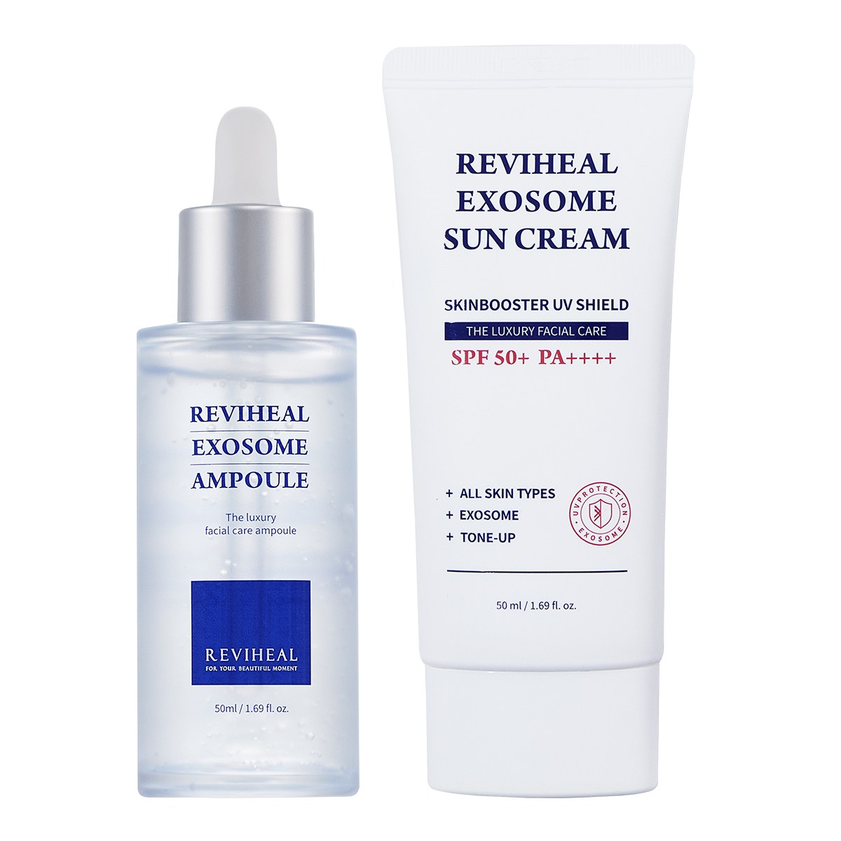리비힐 엑소좀 앰플 50ml + 엑소좀 선크림 50ml 기초세트, 1세트 47,000원