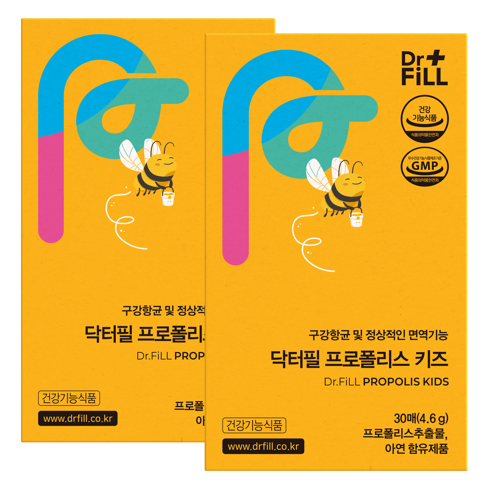 닥터필 어린이 프로폴리스 키즈 영양제 아연 함유 바나나맛 필름 식약청인증 HACCP, 4.6g, 2개 27,080원
