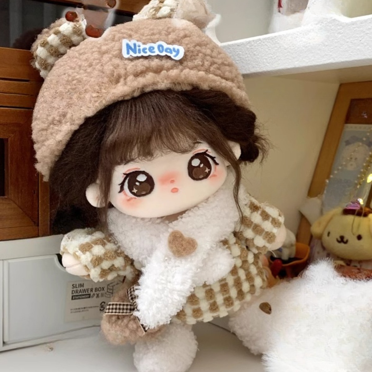 비비드칙 20cm 귀여운 곰돌이 솜인형옷 5종 세트, 1세트, 갈색, 20cm 18,900원