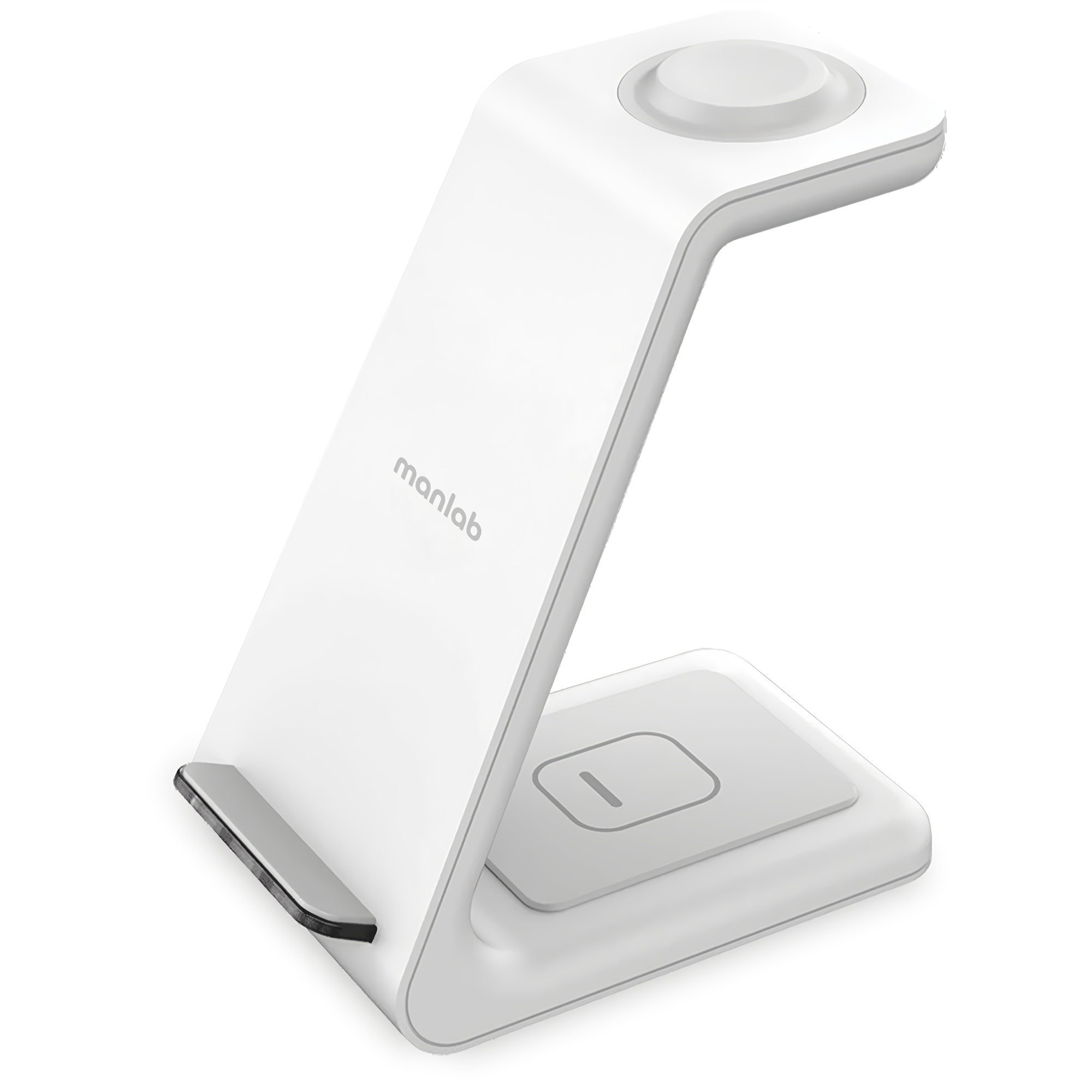 만렙 3in1 애플워치 호환 무선 충전 거치대, 화이트, 1개 33,670원