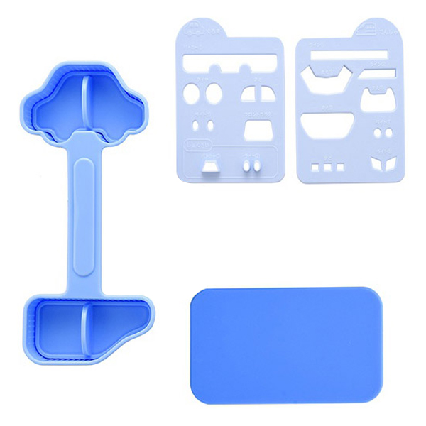 아네스트 이홈베이킹 자동차 주먹밥틀 4종 세트, 혼합색상, 1세트 13,800원