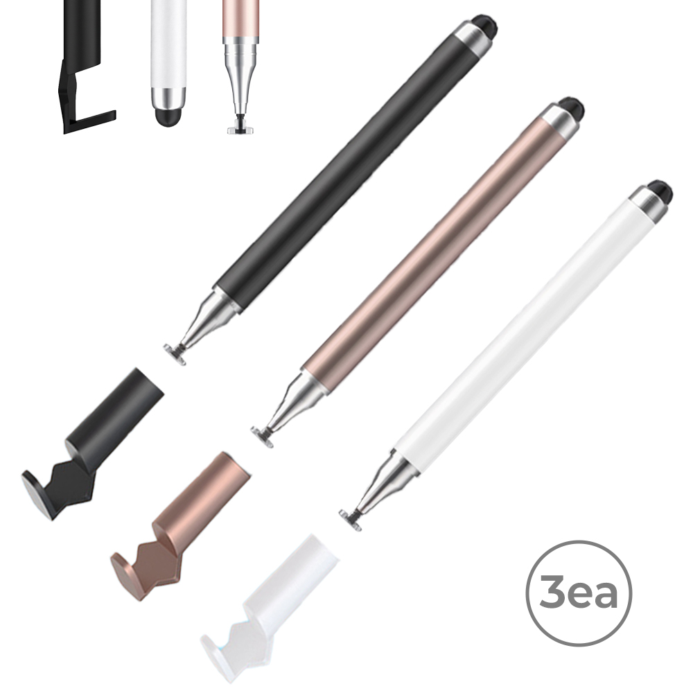 파이 초정밀 톡톡펜 가성비 좋은 스마트폰 터치펜 3색1세트 7,890원