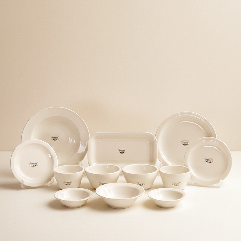 [형제주방] 시라쿠스 뉴욕 크림화이트 2인 알뜰 그릇세트 신혼부부 도자기 홈세트 119,700원