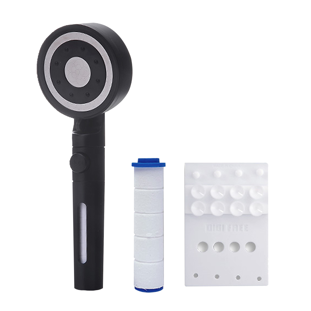 라이프미 절수 샤워기 헤드+필터+흡착식거지대 증정 6가지모드 수압상승 고압 욕실샤워기 욕실 스프레이건, 1개, 블랙 22,900원