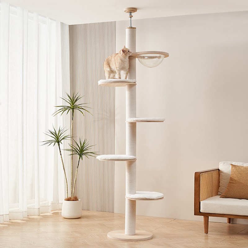 펫인 대형  심플 원목 캣폴 캣타워 화이트 88,200원