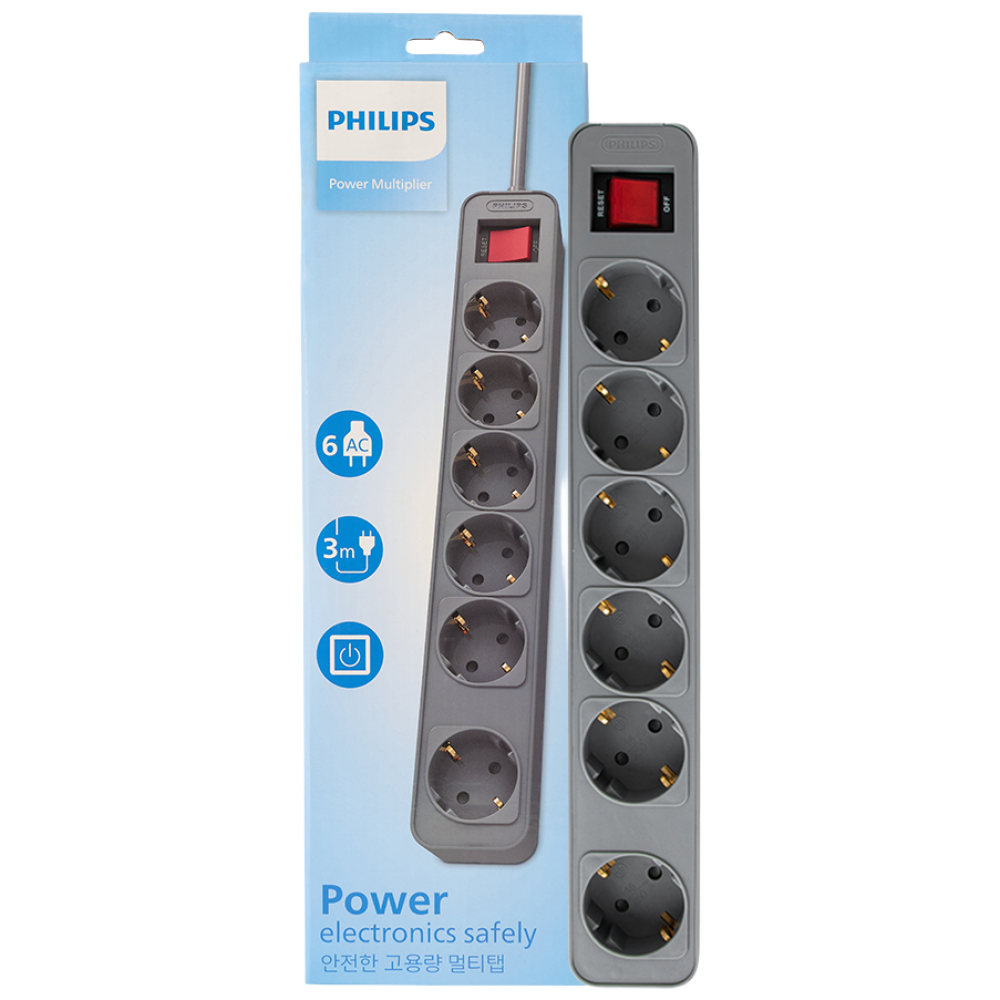 필립스 고용량멀티탭 4000W 워크탭 과부하차단 23,850원
