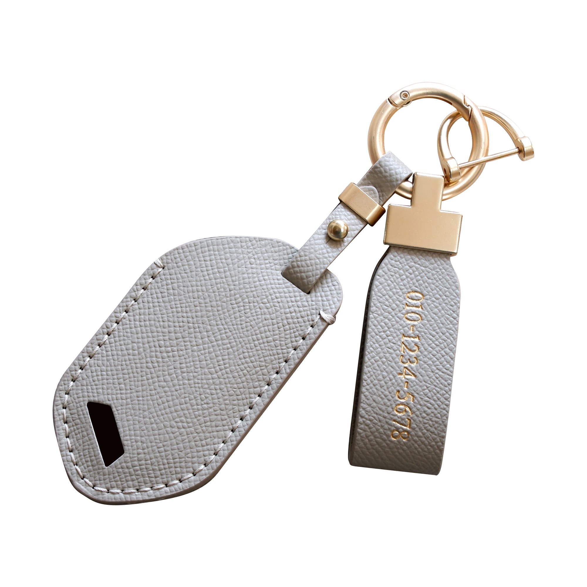 (무료각인)트니르 기아 호환 신형 더뉴 쏘렌토mq4 스포티지 카니발 페이스리프트 k5 k8 ev3 ev6 차 키케이스 가죽 키링 차량용품 키홀더, 에토프그레이 23,900원