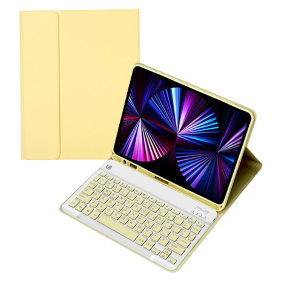 UB 아이패드 호환 콤비 블루투스 키보드 케이스, 옐로우 32,800원