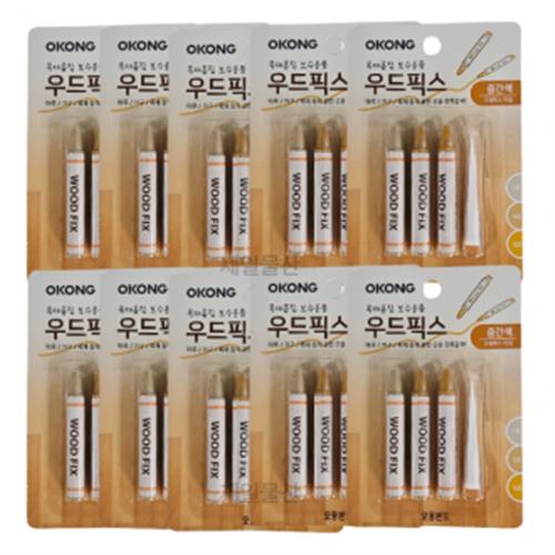 오공 우드픽스 중간색 누구나 쉽게 목재 보수 10개 49,810원