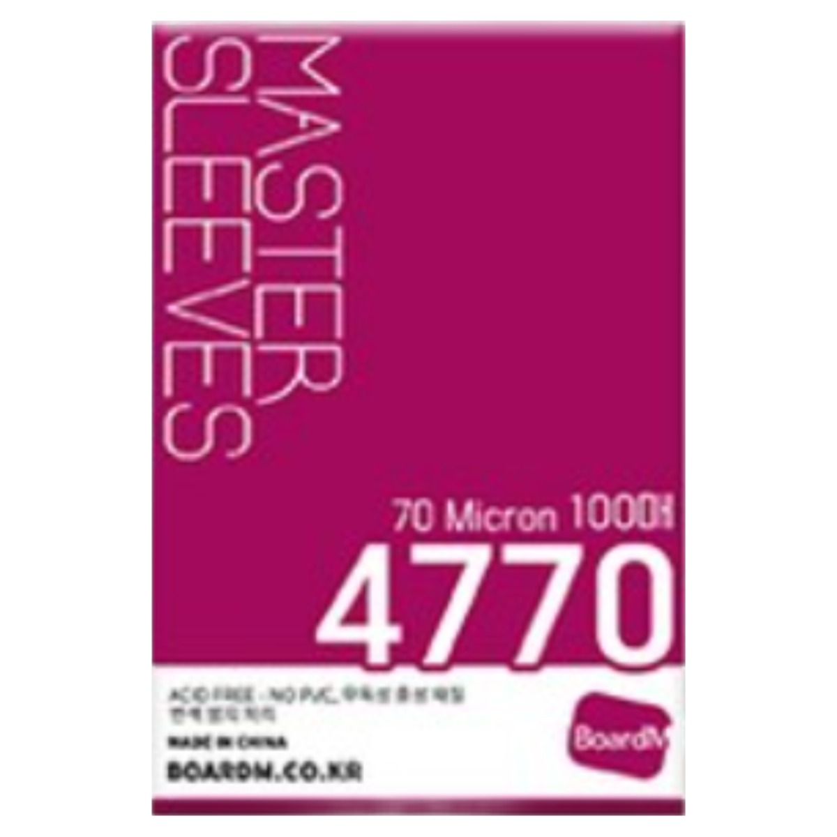 [보드엠] 4770 포토카드 마스터 슬리브 100매 1,400원