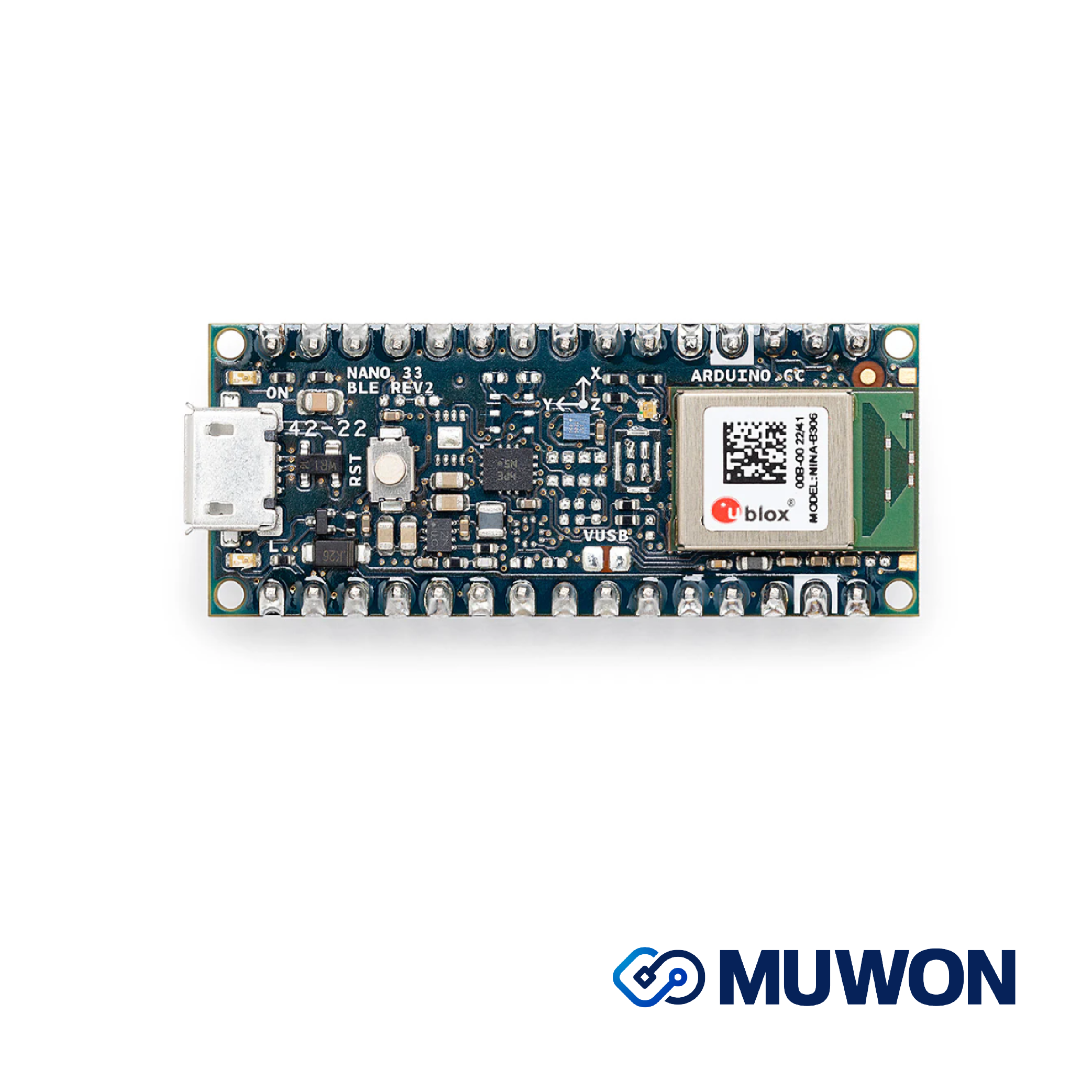 [정품] 아두이노 나노 33 BLE 센스 Rev2 헤더 포함 ABX00070 68,210원