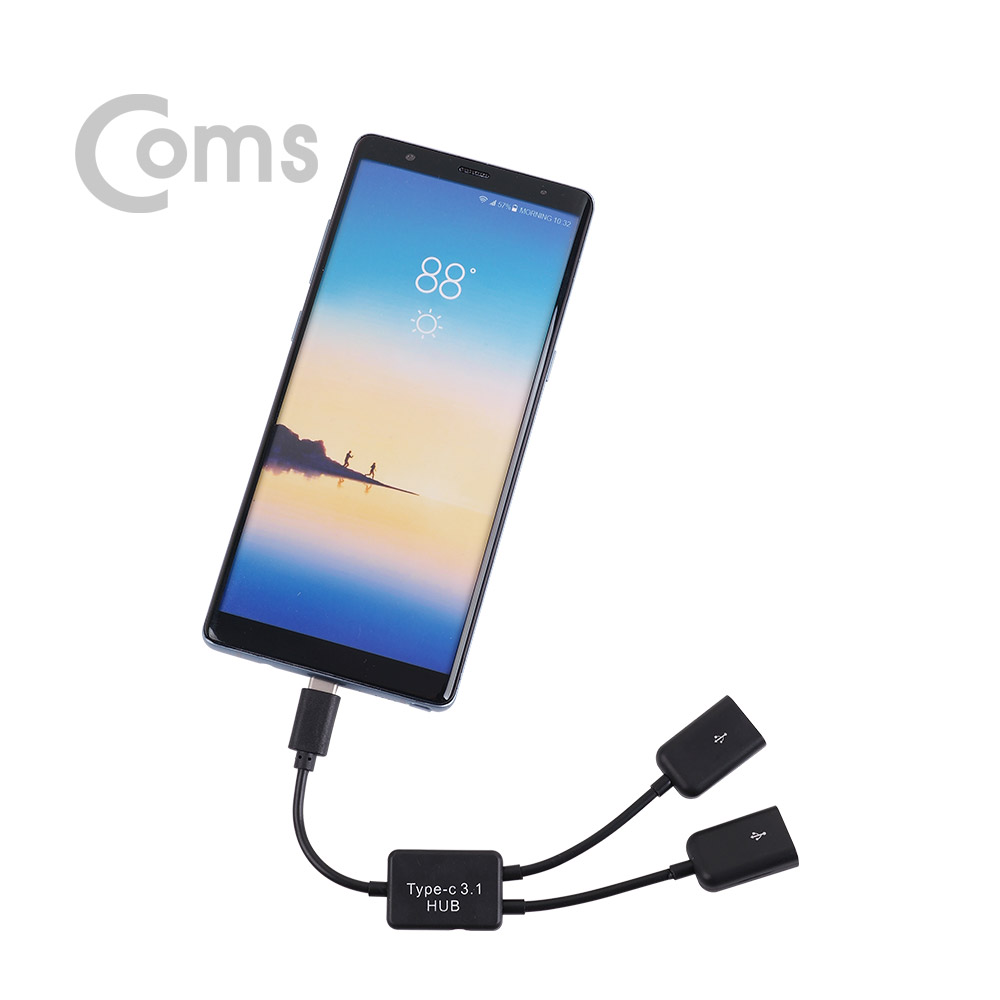 (COMS) USB 3.1(타입C) 2포트 OTG USB 허브/IE304 IE304 6,000원