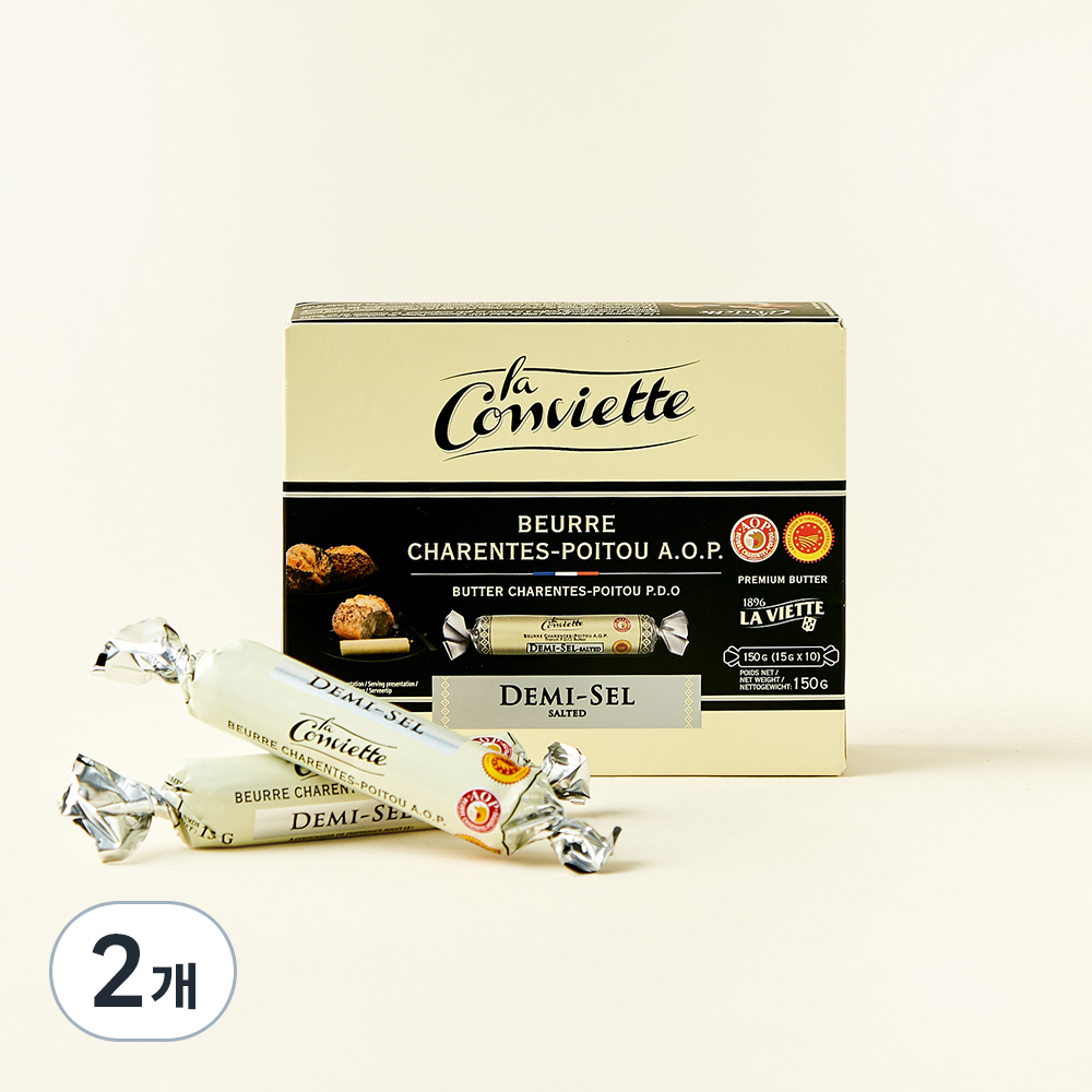 라꽁비에뜨 AOP 가염 버터 27,930원