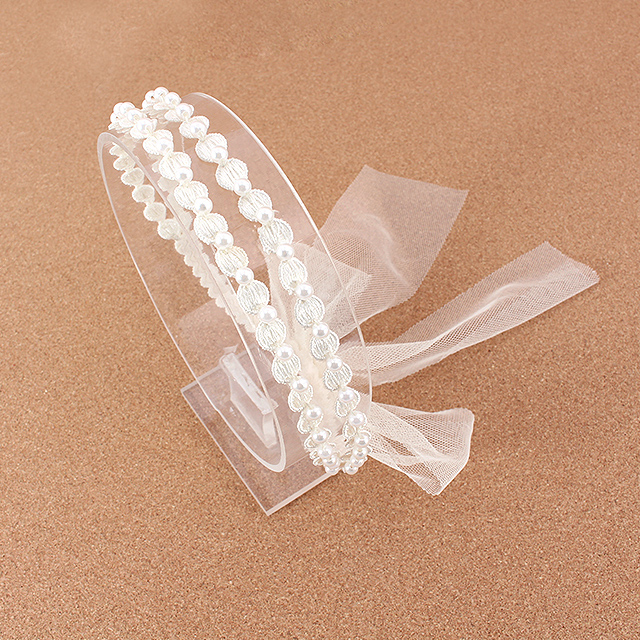 아랑로랑 안나 진주투웨이리본 아기헤어밴드 8,640원