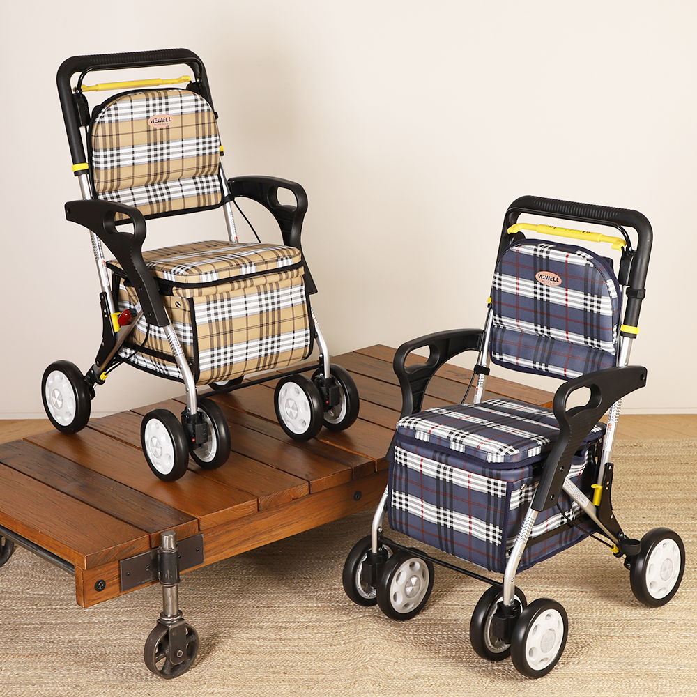 NEWELL F-800 원터치 실버카 보행보조차 노인용 보행기 보조차 할머니유모차 2가지 색상 선택 149,000원