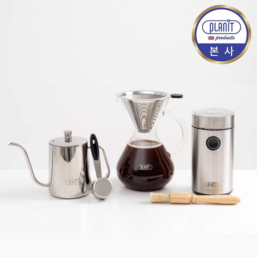 플랜잇 유리 커피 핸드드립 세트 5종세트 PHDS-V05 169,000원