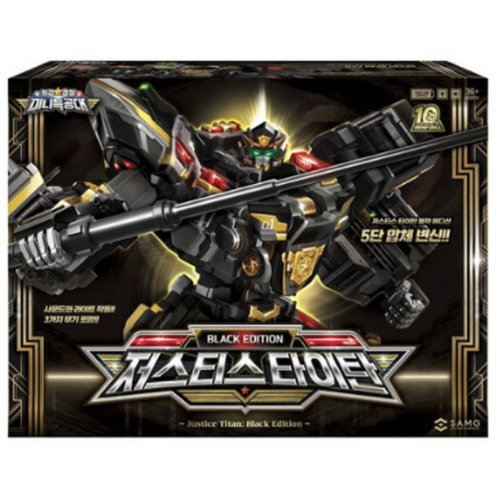 최강경찰 미니특공대 5단합체 저스티스 타이탄 에디션 로봇장난감, 139,900원