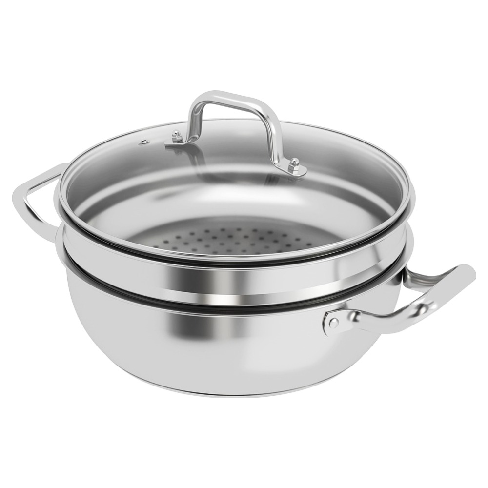 홈즈 IH 인덕션 3중 올스텐 찜기 2단, 28cm, 1개, 현재가 28,900원