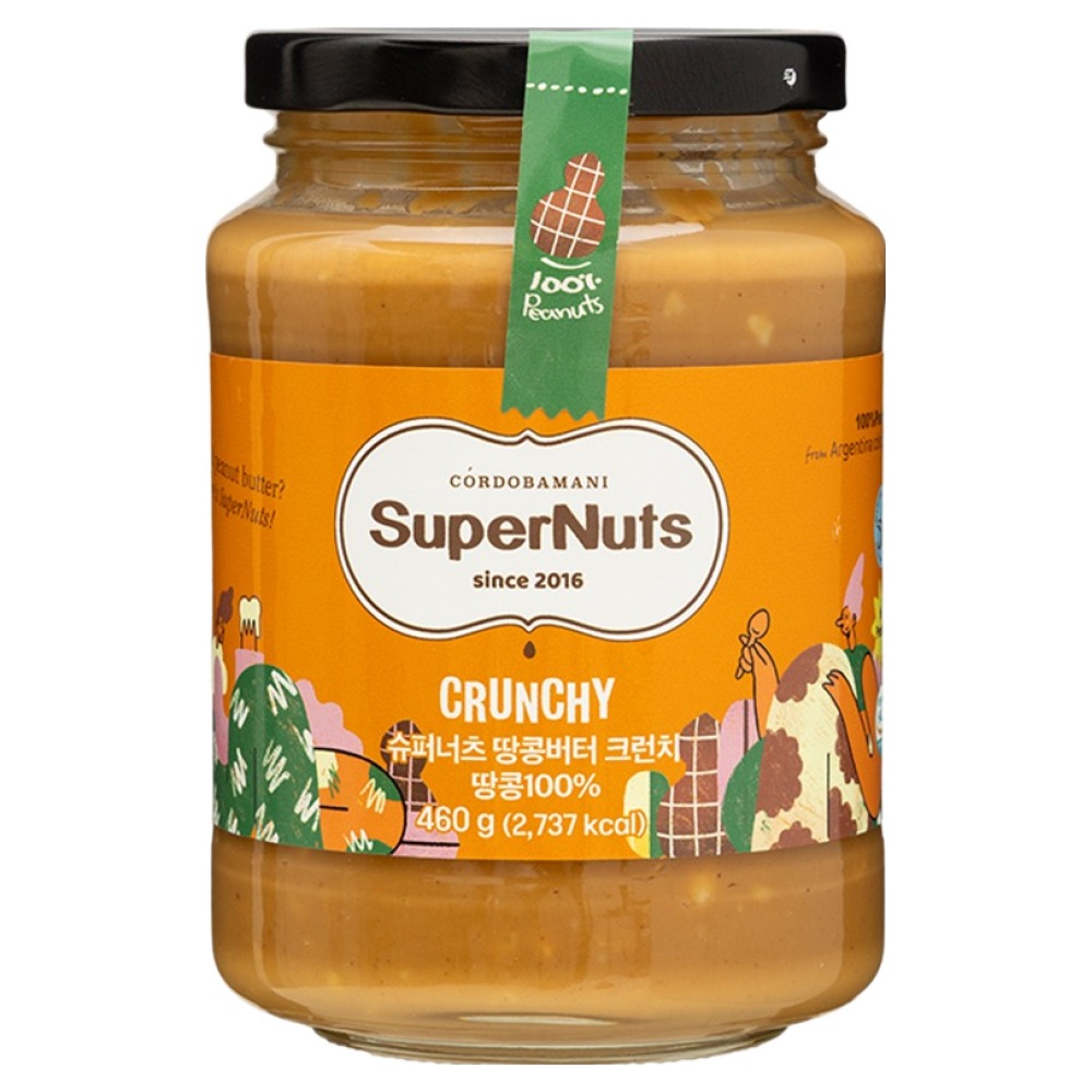 슈퍼너츠 땅콩버터 크런치, 460g, 1개 11,950원