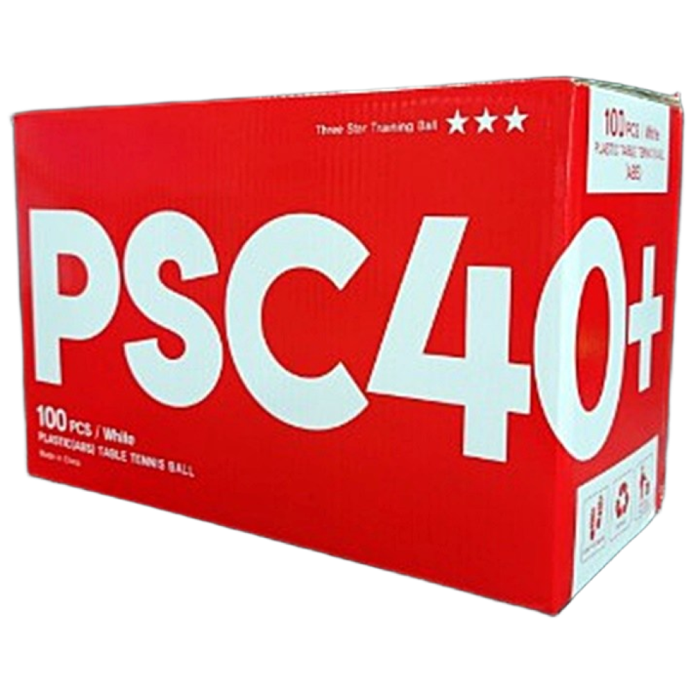 PSC 40+ 탁구공 연습구 100입, 1개, 100개입, 화이트 21,880원
