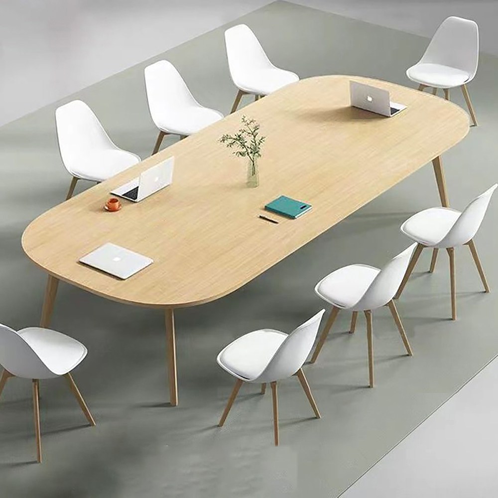 오피스 작업용 넓은 회의용테이블 세미나 수강용 타원형 책상 246,600원
