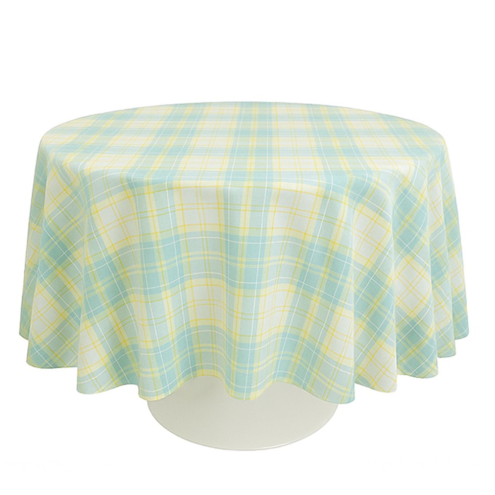홈카페 패브릭 식탁보 감성 체크 테이블보 캠핑 주방 커버, 옐로우그린, 6인 140x180, 1개 9,900원