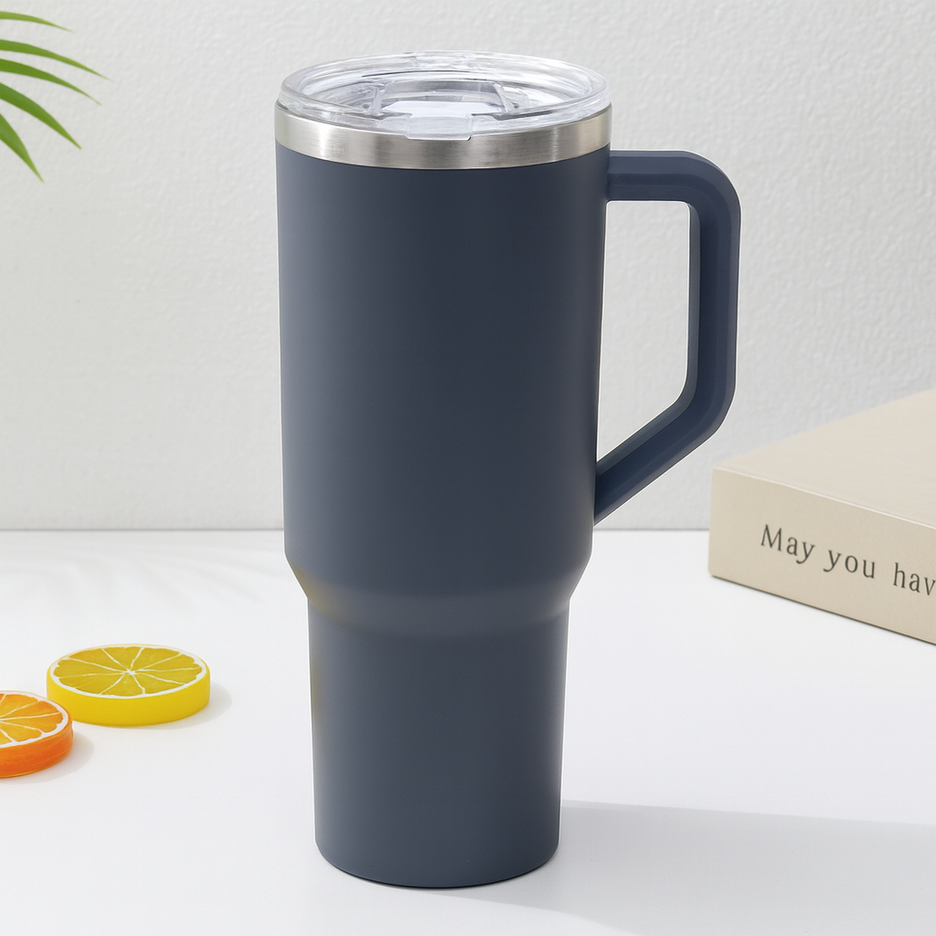 레디박스 이중 텀블러 1.18L 대용량 빨대컵 손잡이 워터보틀 보냉 보온 스텐컵 아이스워터컵, 1개, 1180ml, 그레이 13,900원