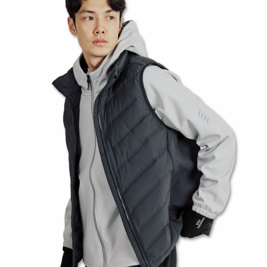 러너스픽 덕다운 90% 러닝 베스트 남여공용 조끼 패딩 초경량 59,800원