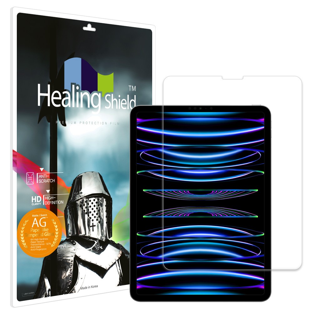 힐링쉴드 하이엔드 종이질감 강화유리 보호필름, 단일색상, 1개 29,220원