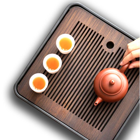 티트레이 차트레이 받침대 다기 다도 대다무 차판, 1개, 검정(정사각형), 차판 29,900원