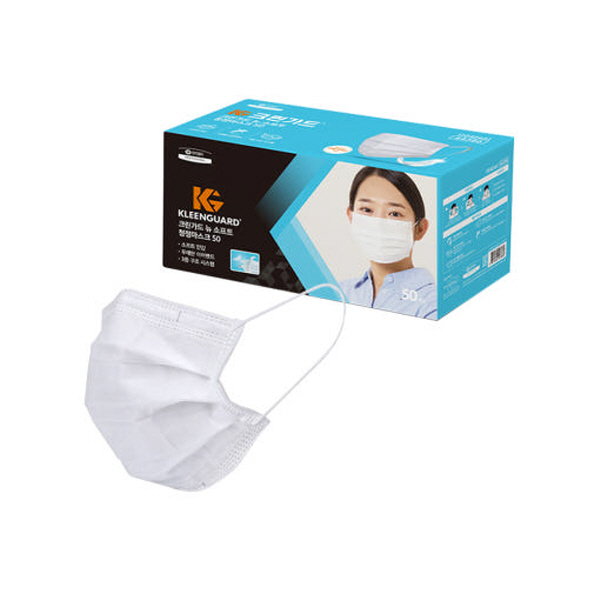 크린가드 뉴소프트 청정마스크 50매 일회용/낱개포장/3중구조/우레탄밴드, 50매입, 1개, 상세페이지 참조 12,650원