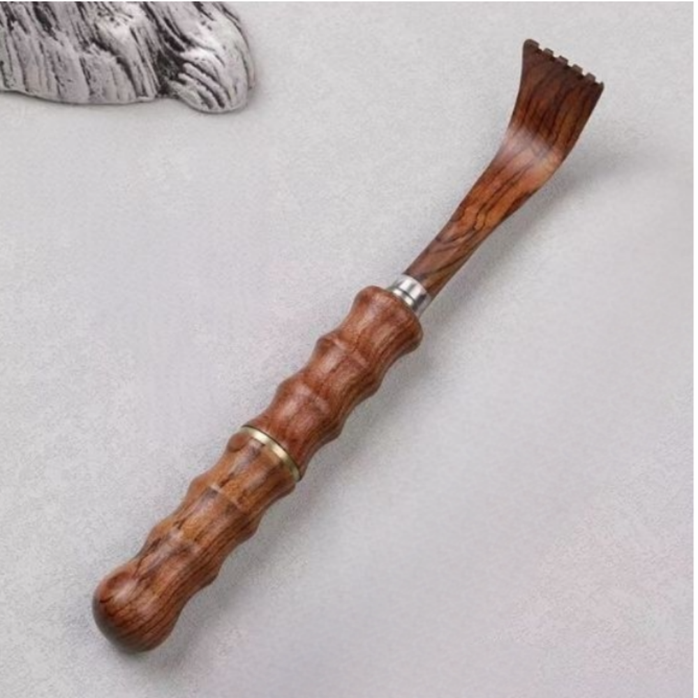 아름누리 길이조절 고급원목 효자손, 갈색, 1개 12,800원