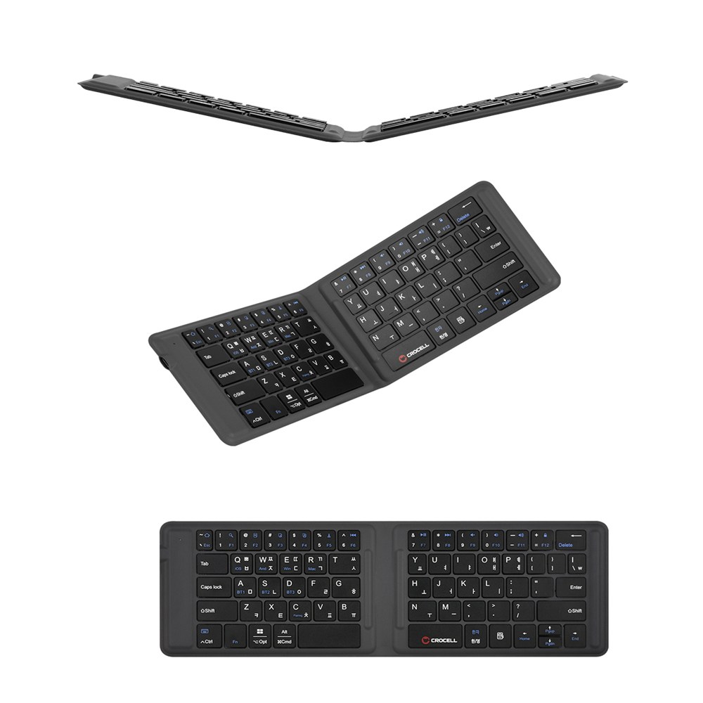 크로셀 C-Flip WALLET 접이식 블루투스 키보드 초경량 아이패드 태블릿 휴대용 32,800원