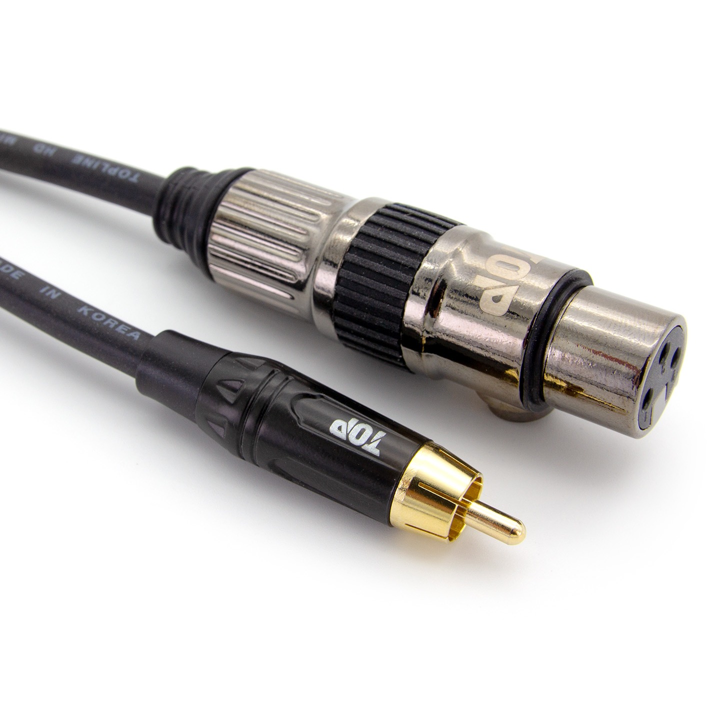에이치디탑 국산 RCA TO XLR 암 케이블 HT-TP662 15,500원