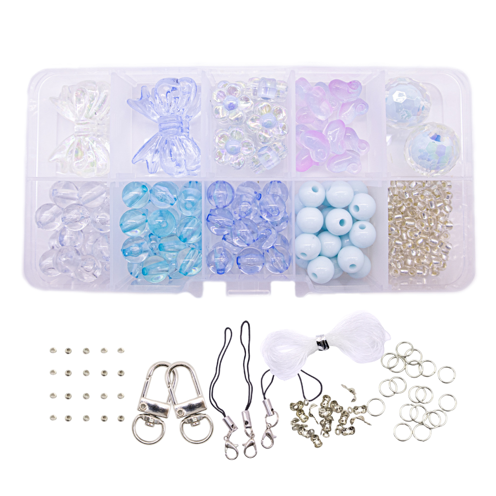 아트니즘 비즈공예 키링 만들기 DIY 세트 클리어오션, 혼합색상, 1세트 13,000원