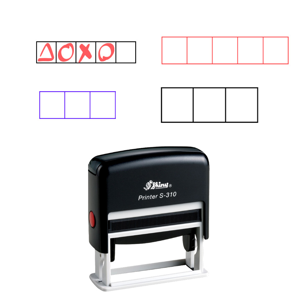 샤이니 S-310 오답풀이 3칸 5칸 티처스 도장 문제풀이 네모칸 수학 공부 학습 자동스탬프, 1개, 청보라 8,800원