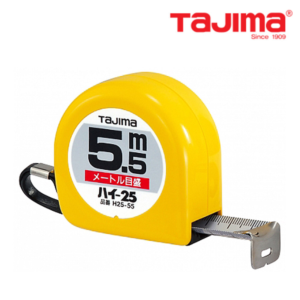 타지마 줄자 수동 양면 눈금 벨트클립 폭 25mm 5.5M H25-55BL 32,740원