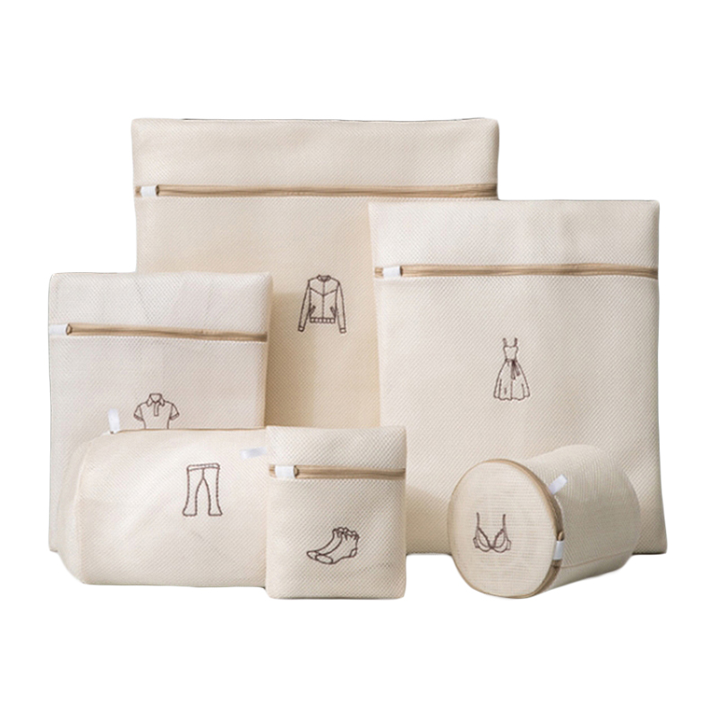 살림테리어 이중 세탁망 6종 세트, 베이지, 1세트 12,700원