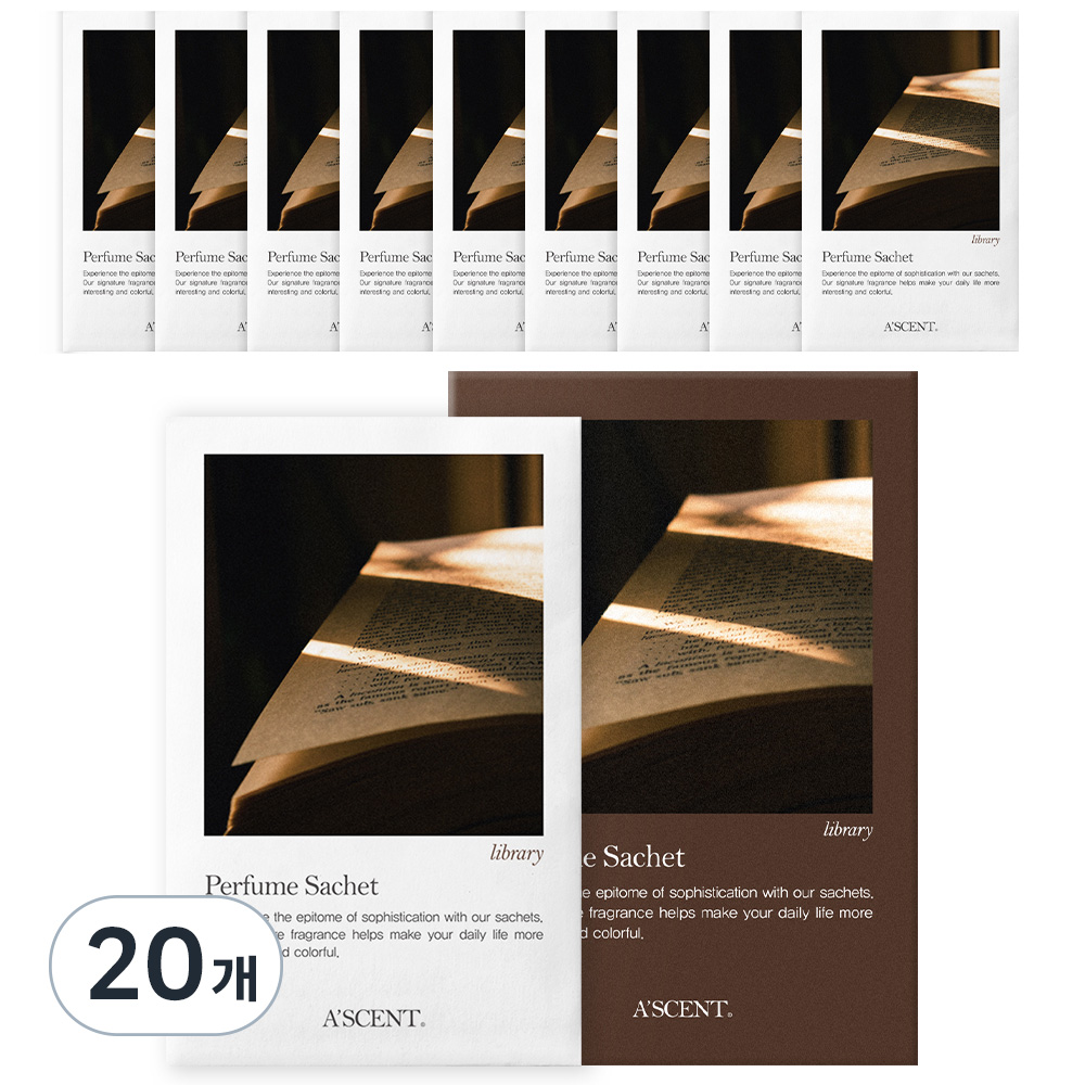 에이센트 퍼퓸 샤쉐 본품, 2.3g, 20개, 라이브러리 11,410원