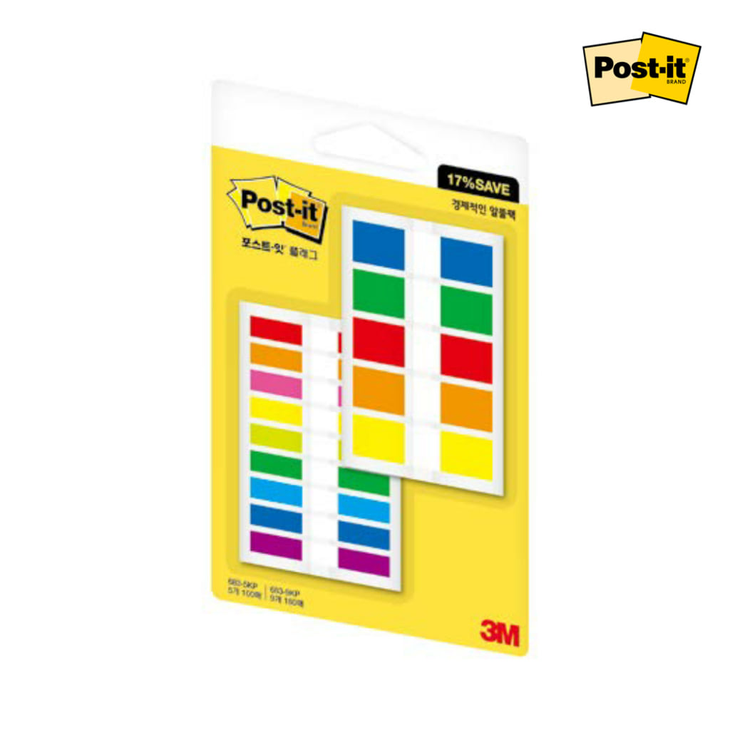 3M 포스트잇 플래그 알뜰팩 683 믹스 683-5KP 683-9KP 4,850원