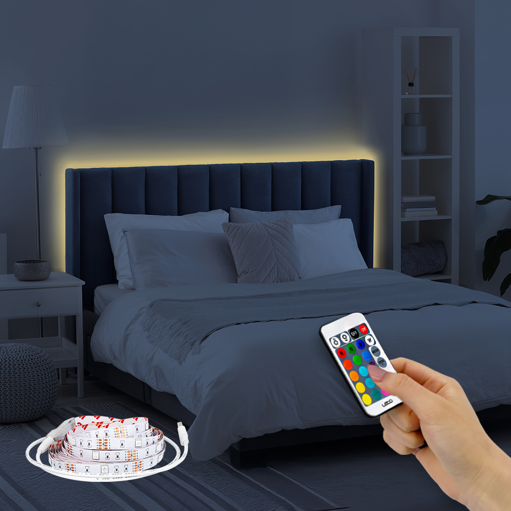 레토 LED 인테리어 간접 줄조명 5m, 혼합색상, 1개 9,900원