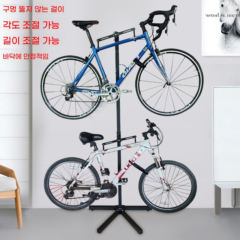 실내 자전거 거치대 수직 2단 랙 보관 3단 스탠드 수납 전시 주차대 행거 로드 세로 74,570원