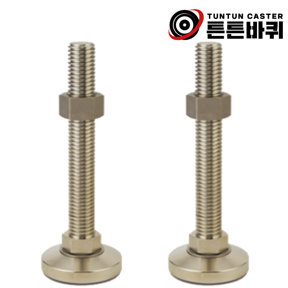 WTRB 베아링형 고중량 조절좌 레벨풋 고하중 기계 장비 1톤 2톤 2000KG WTrB42(니켈도금) 초고하중 128컵 M42 150mm 126,000원