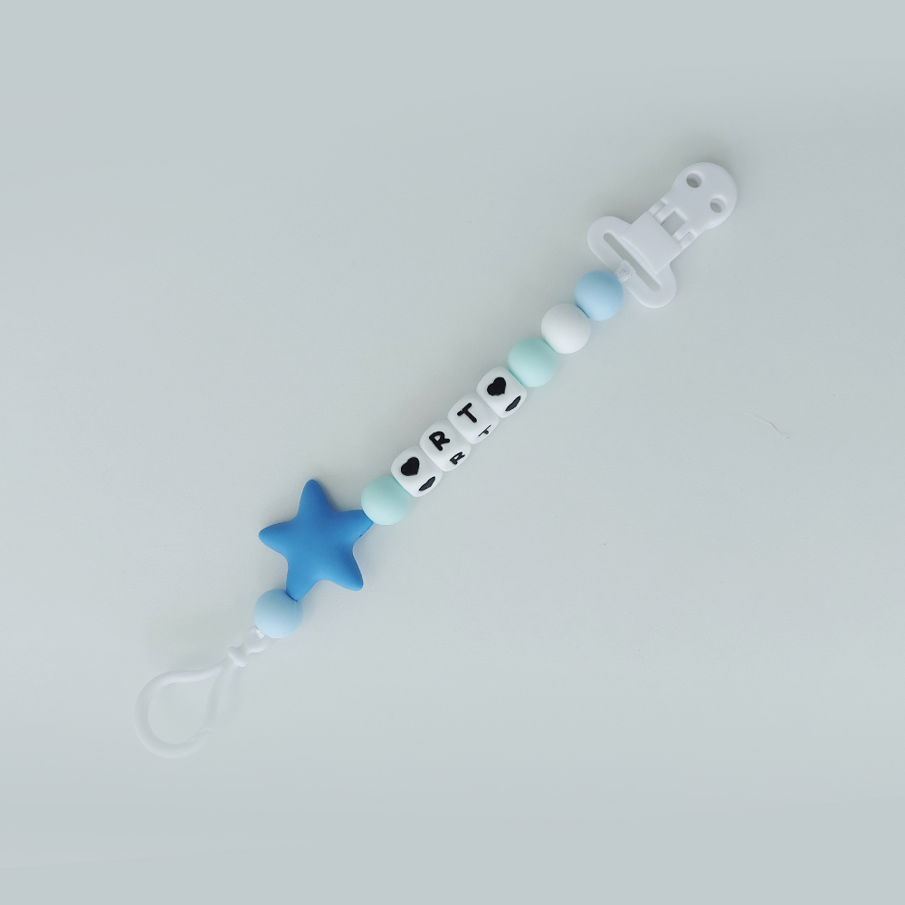 아가프라 실리콘 이니셜 쪽쪽이 클립 핸드메이드 KC인증  출산선물 19,900원