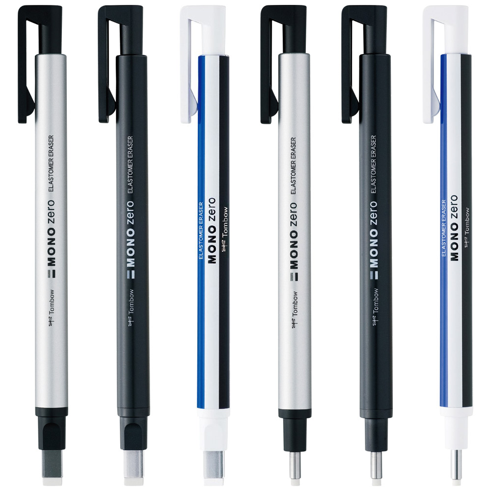 톰보 노크식 모노지우개 제로 라운드 스퀘어드, 라운드블랙 4,110원