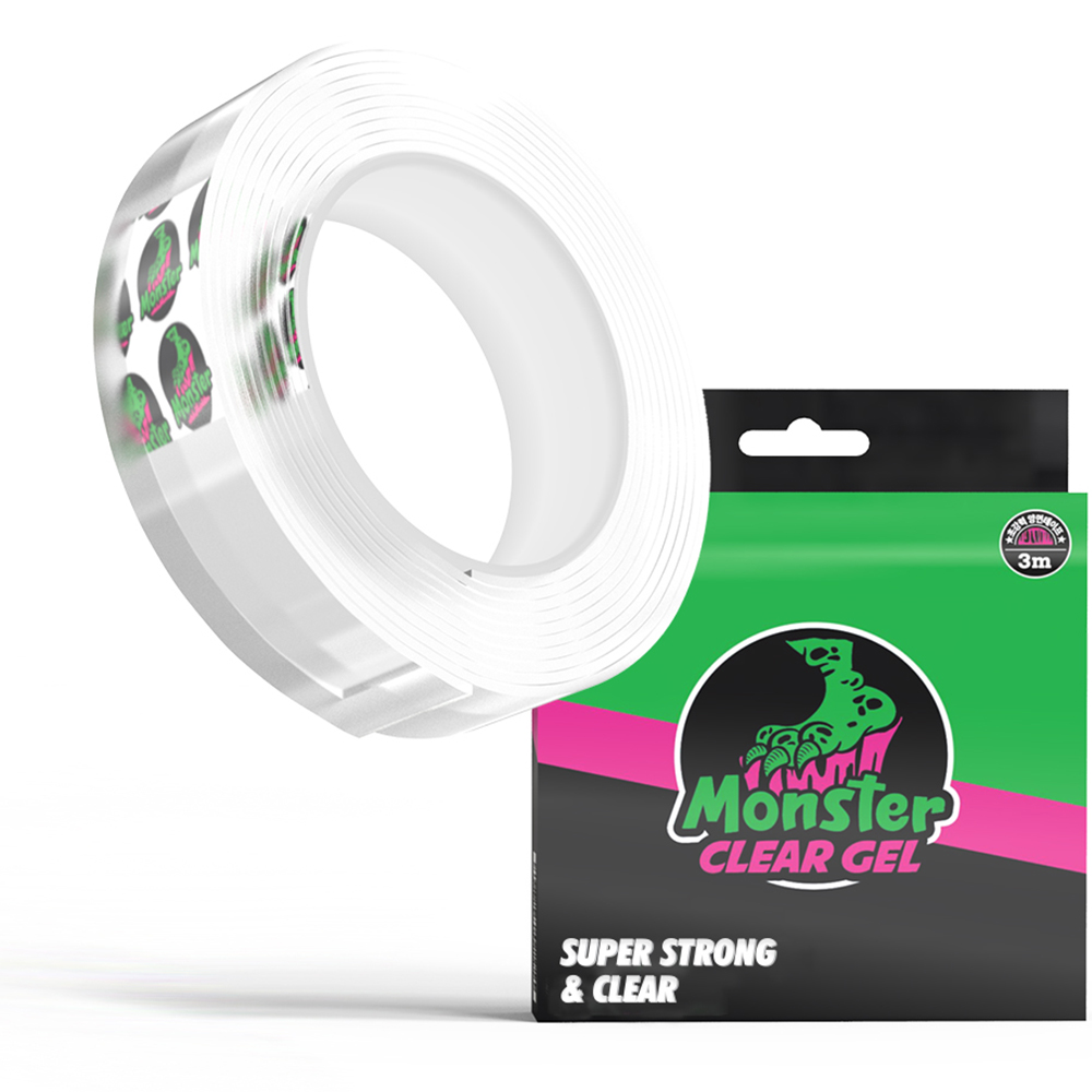 몬스터겔 다용도 초강력 실리콘 양면테이프 30mm x 3m, 투명, 1개 11,150원