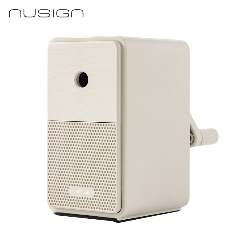 누사인 5단 심조절 연필깎이 소재 업그레이드 오토피드 기능 수동 연필깍이 NS077, 그레이, 1개 9,900원